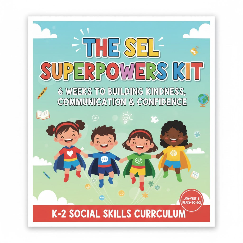 The SEL Superpowers Kit: K-2 Social Skills Small Group Curriculum